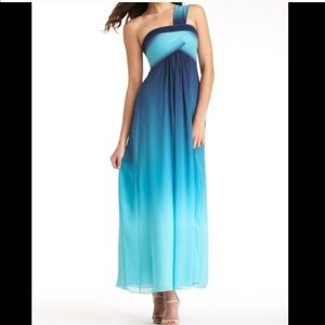 BCBG Blue Ombré Gown